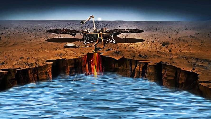 火星极地冰盖探索：潜在的水资源宝库